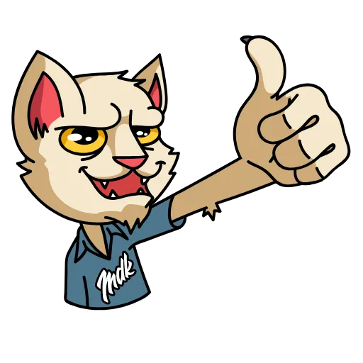 🤪 Стикер «Мудакот» для Telegram