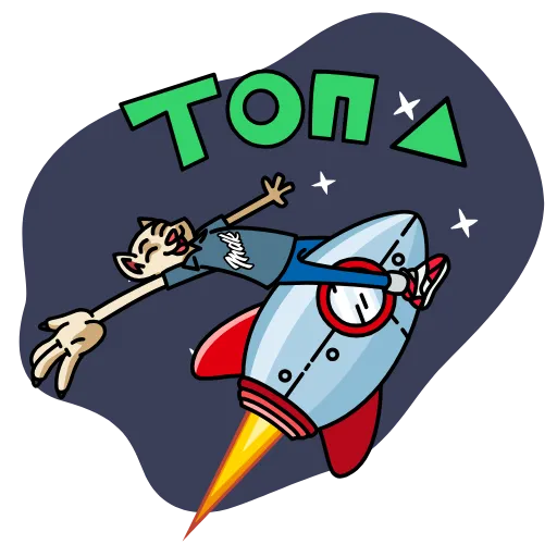 🔝 Стикер «Мудакот» для Telegram