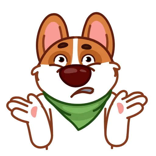 🤷‍♂️ Стикер «Muffin» для Telegram