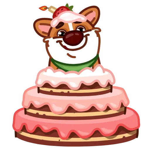 🎂 Стикер «Muffin» для Telegram