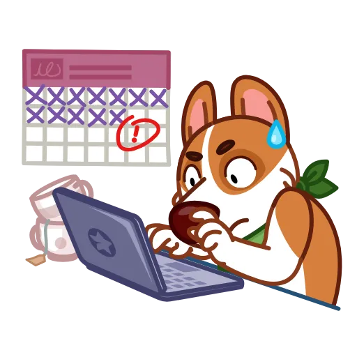 👨‍💻 Стикер «Muffin» для Telegram