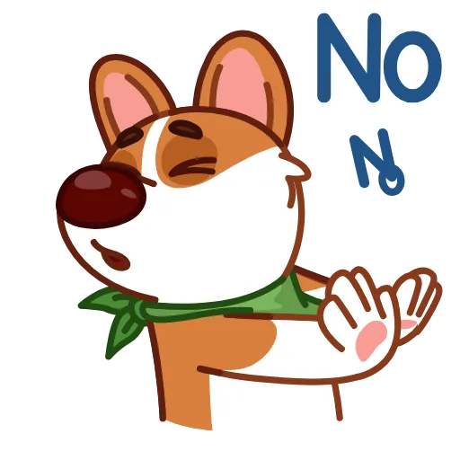 🙅‍♂️ Стикер «Muffin» для Telegram