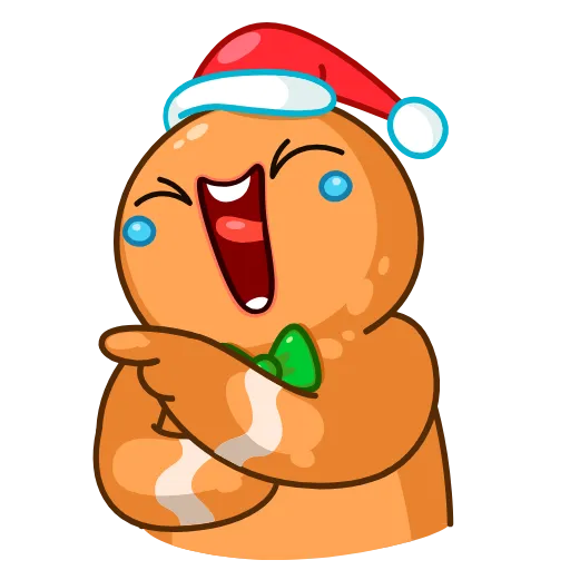 Стикерпак Gingerbread Man для Telegram — скачать