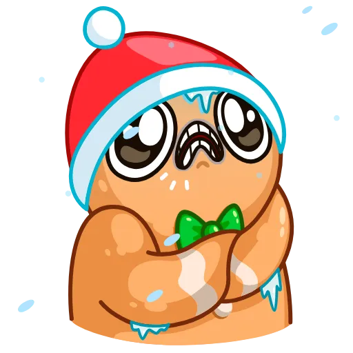 🥶 Стикер «Gingerbread Man» для Telegram
