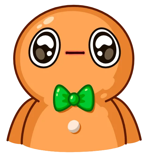 🖕 Стикер «Gingerbread Man» для Telegram