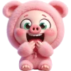 🤪 Эмодзи «Свинюшки медведи» для Telegram