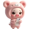 🥺 Эмодзи «Свинюшки медведи» для Telegram