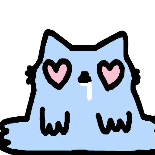 🤩 Эмодзи «Котики Love» для Telegram