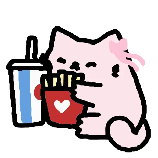 🤩 Эмодзи «Котики Love» для Telegram