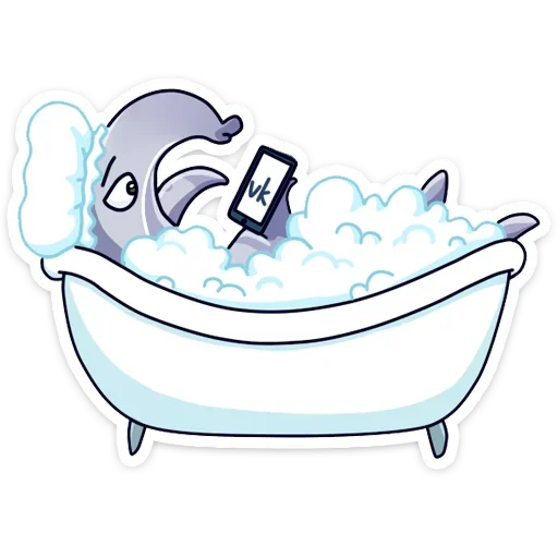 🛀 Стикер «Муравьед Мур» для Telegram