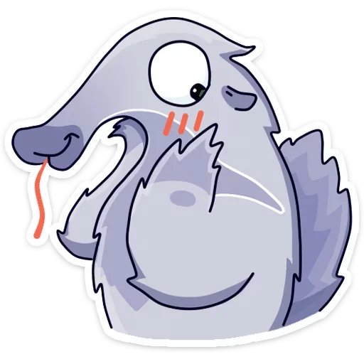 😋 Стикер «Муравьед Мур» для Telegram