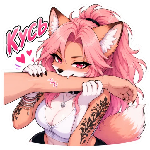 😽 Стикер «Мерфи» для Telegram