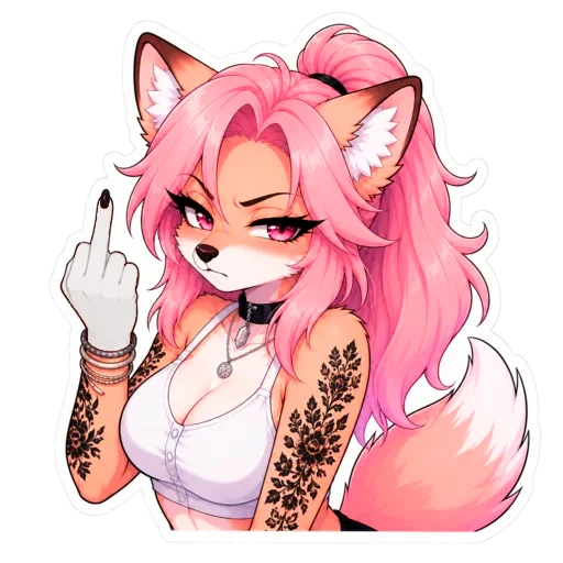 🖕 Стикер «Мерфи» для Telegram