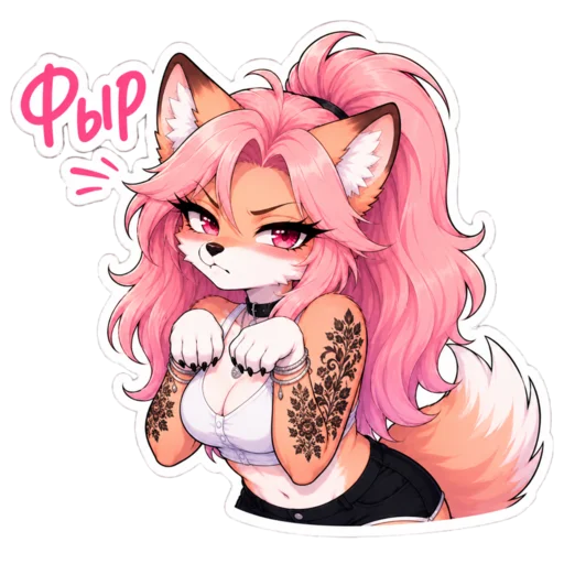 🐾 Стикер «Мерфи» для Telegram