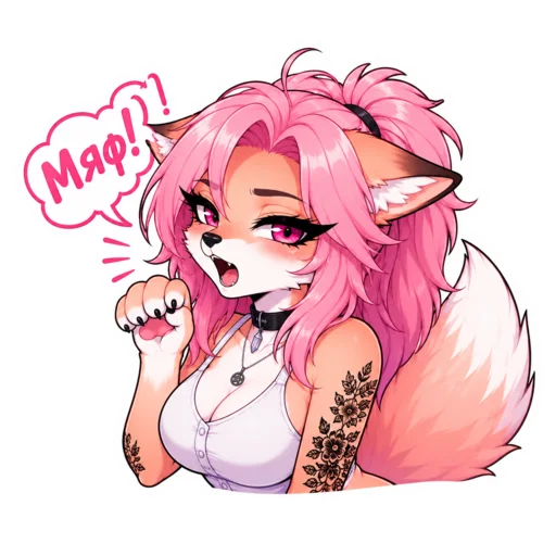 😽 Стикер «Мерфи» для Telegram