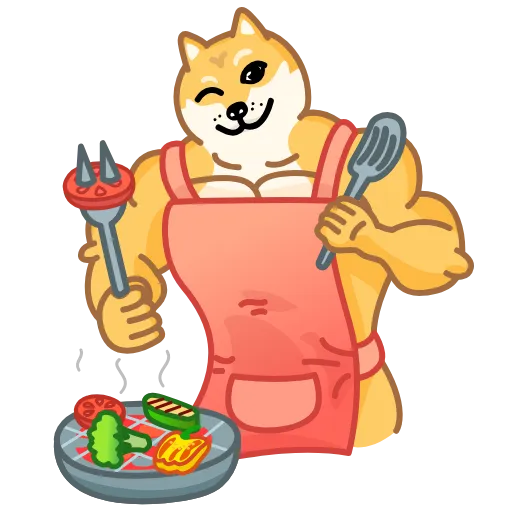 🧑‍🍳 Стикер «Doge» для Telegram