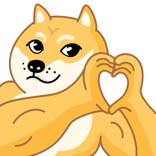 ❤️ Стикер «Doge» для Telegram