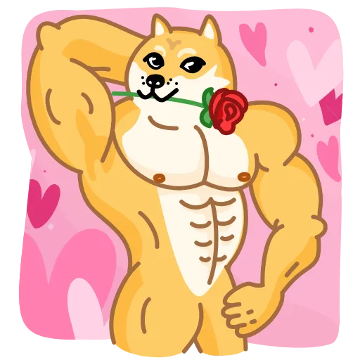 😏 Стикер «Doge» для Telegram