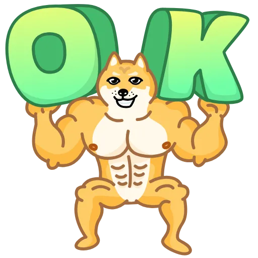 🆗 Стикер «Doge» для Telegram