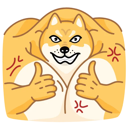 👍 Стикер «Doge» для Telegram