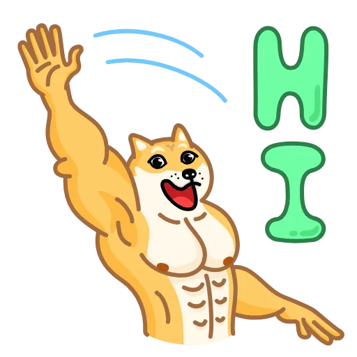 👋 Стикер «Doge» для Telegram