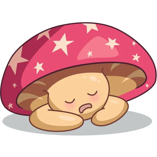 😴 Стикер «Mushroom Boy» для Telegram