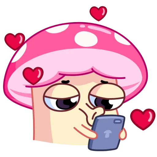 😘 Эмодзи «Мухомор Стёпа» для Telegram