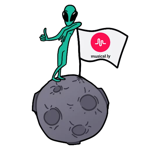 Стикерпак musically_alien для Telegram — скачать