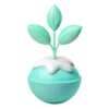 🌱 Эмодзи «Мусор» для Telegram
