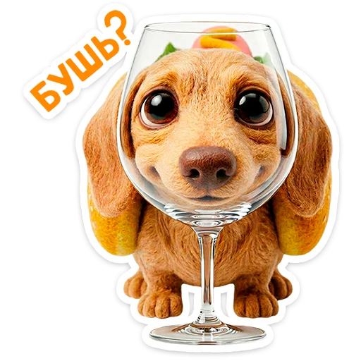 🐶 Стикер «Горчуня» для Telegram