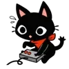 😅 Эмодзи «Черный кот» для Telegram