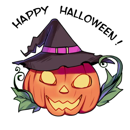 Стикерпак My Happy Halloween для Telegram — скачать