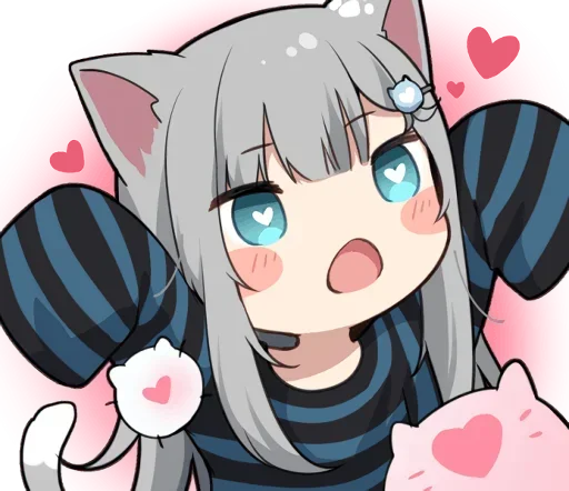 💖 Стикер «Нацуки Амаги Natsuki Amagi» для Telegram