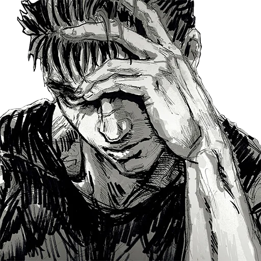 😾 Стикер «berserk!» для Telegram