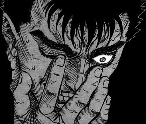 🤯 Стикер «berserk!» для Telegram
