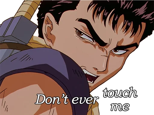 🤬 Стикер «berserk!» для Telegram