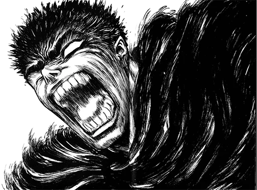 😡 Стикер «berserk!» для Telegram