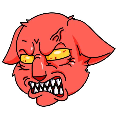 🤬 Стикер «Мудакотик» для Telegram