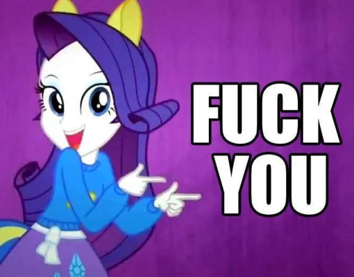 🖕 Стикер «Pony Пони» для Telegram