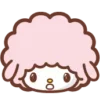 😦 Эмодзи «😏My Melody Bunny Emoji» для Telegram