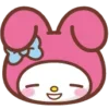 ☺ Эмодзи «😏My Melody Bunny Emoji» для Telegram