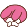 🤧 Эмодзи «😏My Melody Bunny Emoji» для Telegram