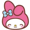 ☺ Эмодзи «😏My Melody Bunny Emoji» для Telegram