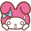 😱 Эмодзи «😏My Melody Bunny Emoji» для Telegram