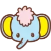 🐘 Эмодзи «😏My Melody Bunny Emoji» для Telegram