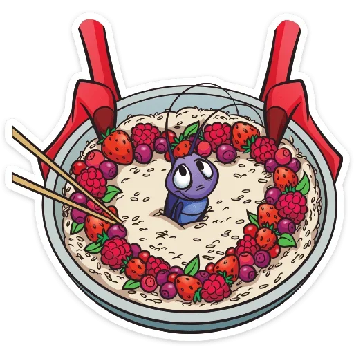 🍜 Стикер «Мушу» для Telegram