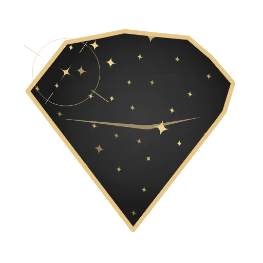 💎 Стикер «Golden Dust Font» для Telegram