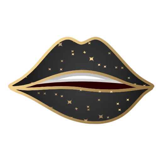 🫦 Стикер «Golden Dust Font» для Telegram