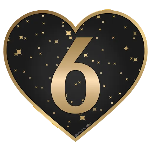 🖤 Стикер «Golden Dust Font» для Telegram