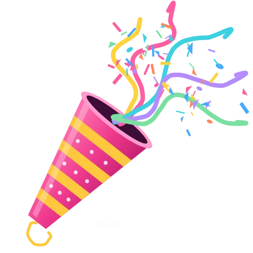 🎂 Стикер «Bithday Party» для Telegram